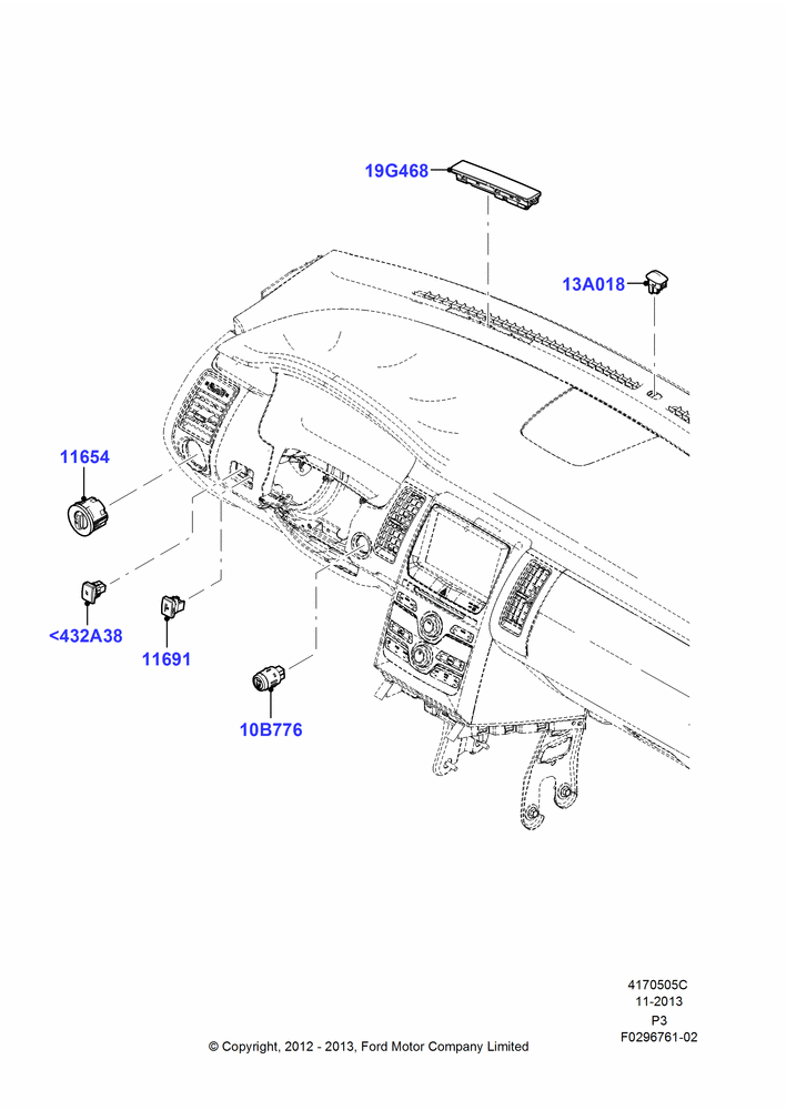 Instrument Panel Related Parts, Keyless Entry/Start - Passive