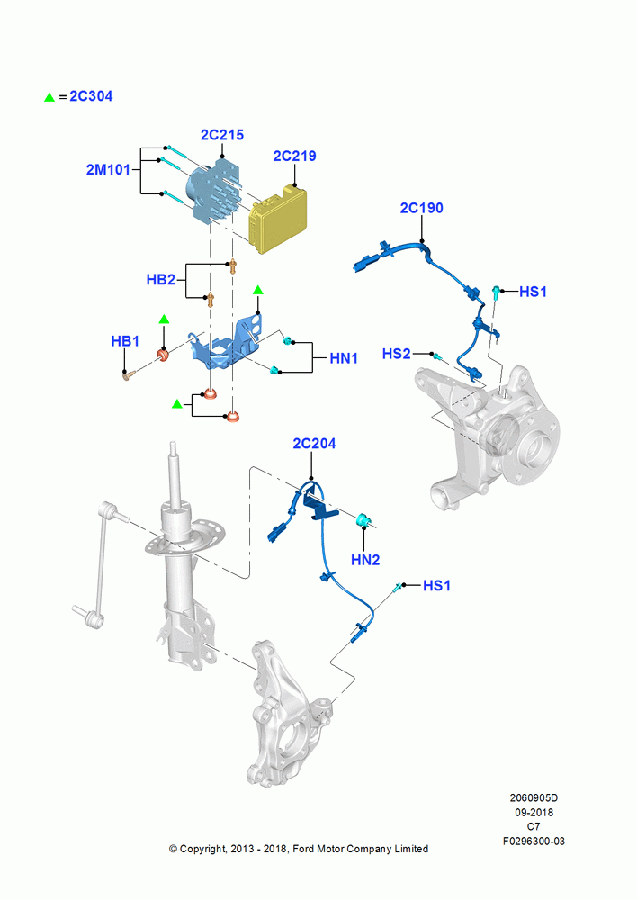 05D - Anti-Lock Braking System, 2.0L Duratec Hybrid (130kW); 18/JAN/2014