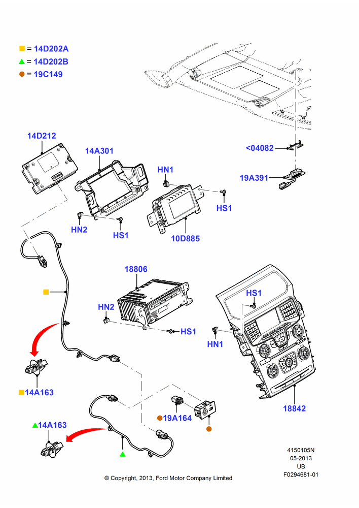 05N - Audio Equipment - Original Fit, Human Machine Interface 5, Premium Console; 03/JUN/2013-04/MAY/2015