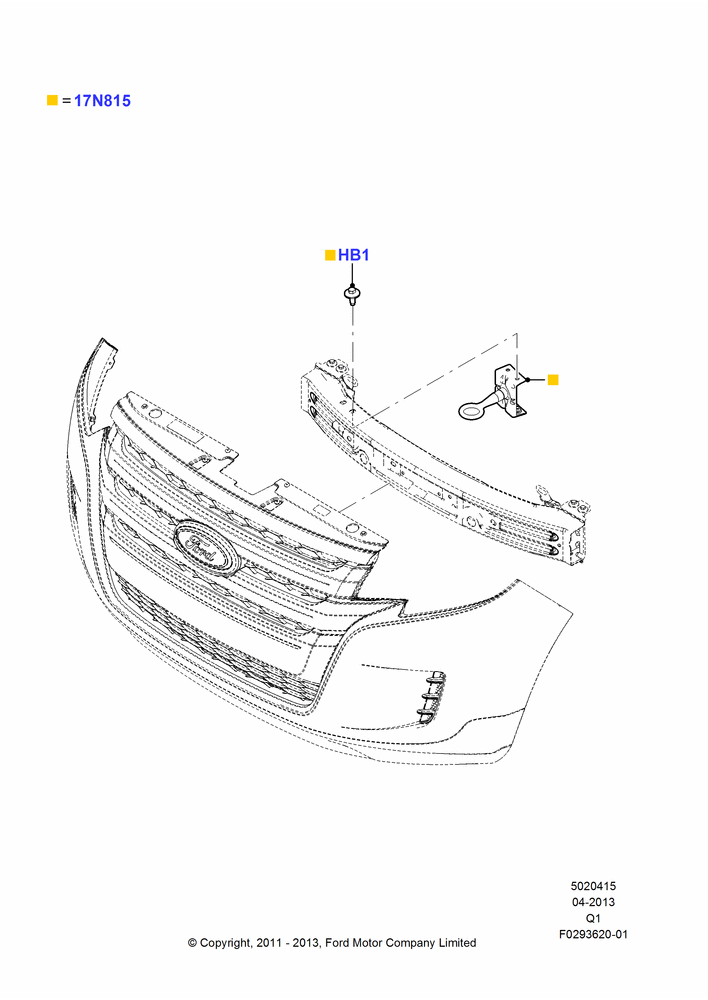 15 - Front Towing Equipment; 08/AUG/2011-24/DEC/2014