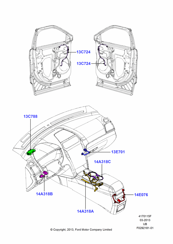 Interior Lamps, Lighting Package Level A
