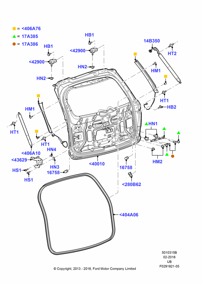 15B - Luggage Compartment Door; 23/JAN/2013-03/MAR/2019
