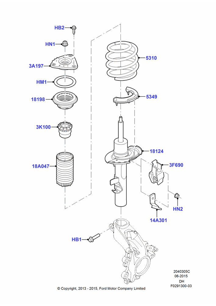 05C - Front Suspension Struts and Springs; 08/JUL/2013-04/MAY/2018