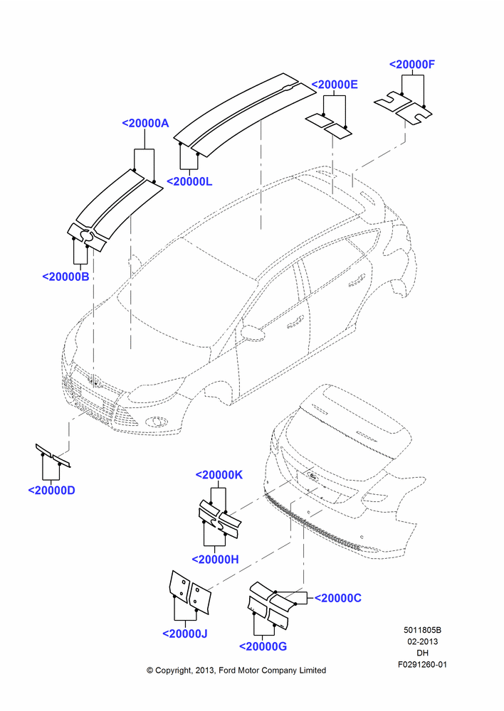 05B - Stripe Decals, SVT Racing Stripes; 08/JUL/2013-08/DEC/2014