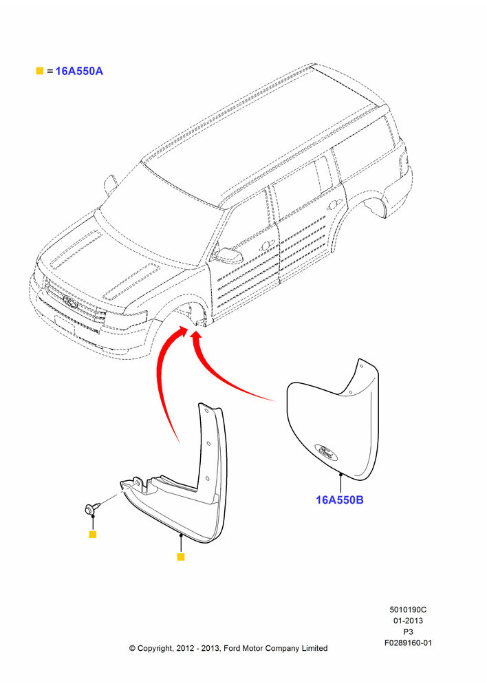 90C - Mudflaps, Accessory; 29/FEB/2012