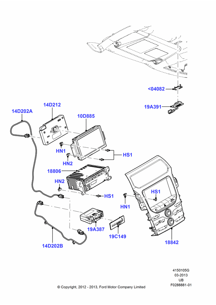 05G - Audio Equipment - Original Fit, Human Machine Interface 3; 09/JAN/2012-03/JUN/2013