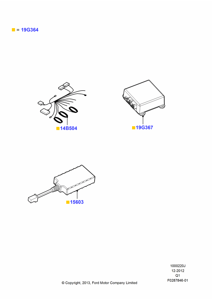 20J - Remote Starting Kit, (+)"USA", Accessory, Cell Phone Activated; 30/JUL/2012-18/NOV/2013