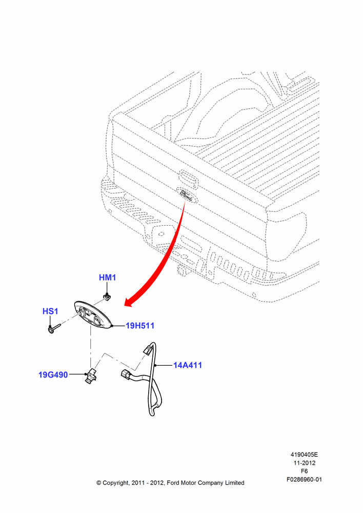 05E - Camera Equipment, Rear View Camera-Fixed, Front Camera/Rear View Camera; 24/OCT/2011-23/DEC/2014
