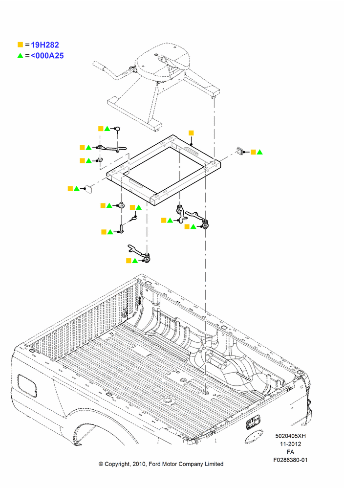 05XH - Tow Bar, With 8' Styleside Box-Steel, Accessory, Aftermarket 5th Wheel Adaptor Kit; 22/FEB/2010-05/JUL/2016