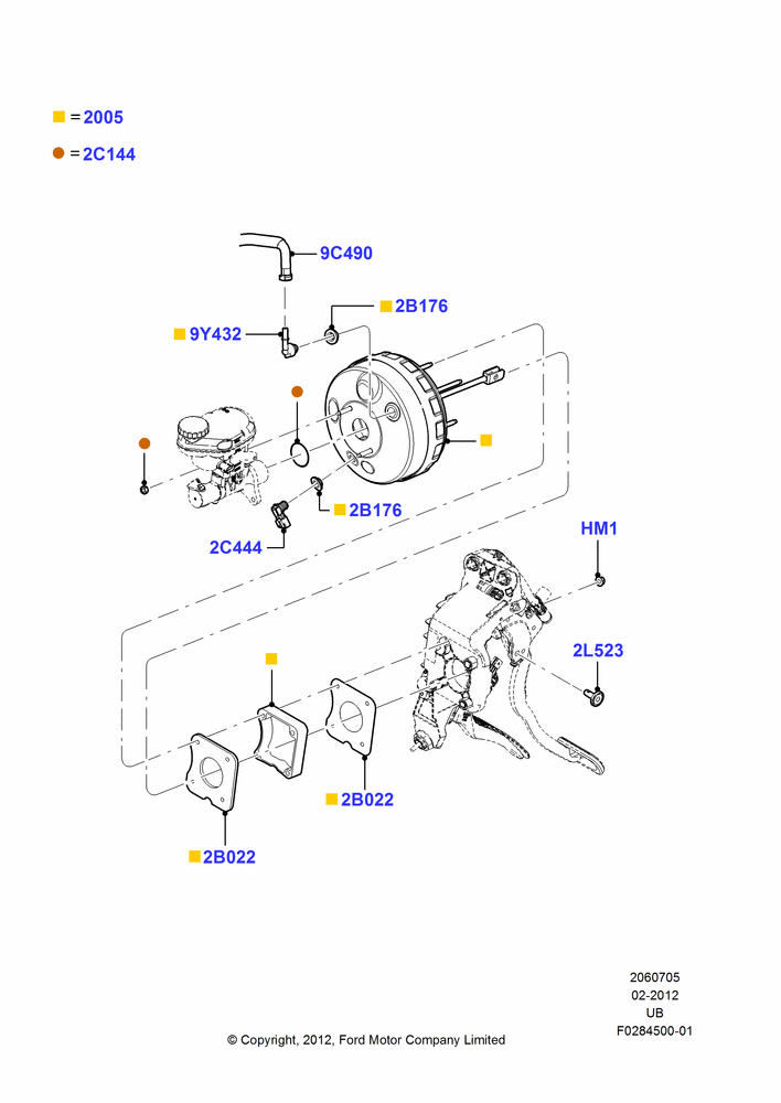 05C - Brake Booster; 06/FEB/2012-03/MAR/2019