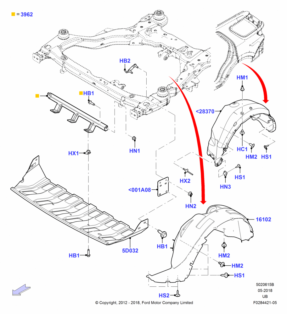 15B - Splash and Heat Shields, FEATURE CONTENT GROUP 6; 04/SEP/2012-04/MAY/2015