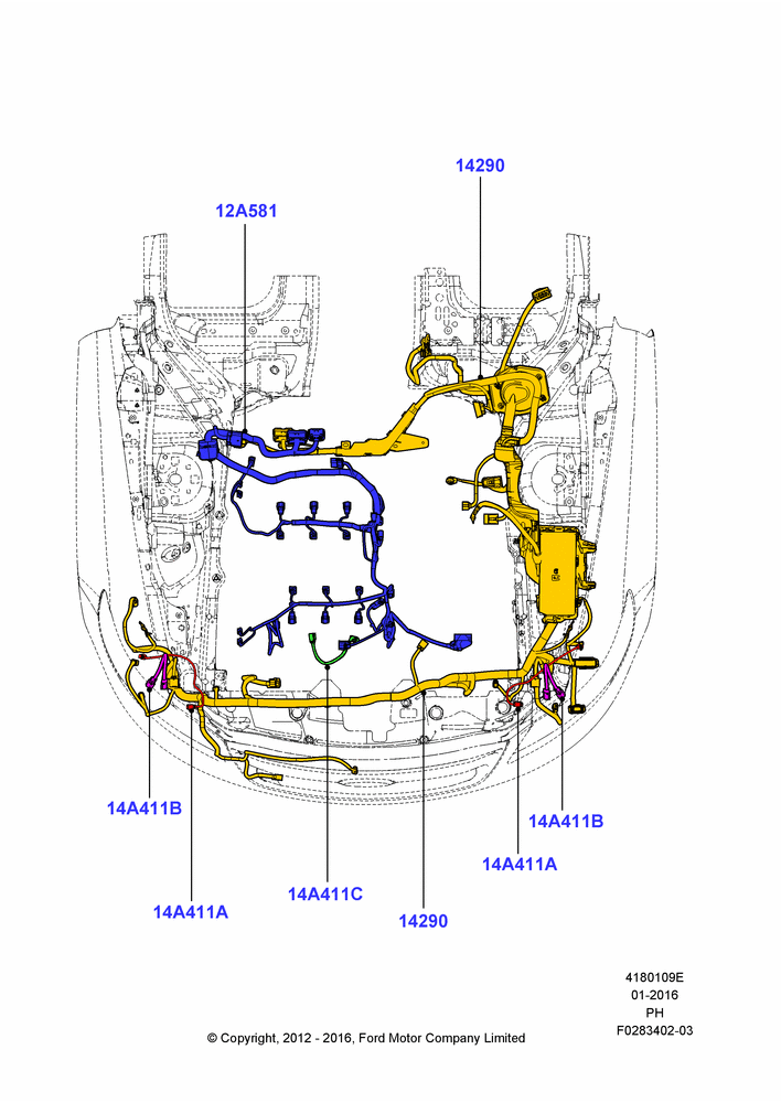 09E - Wiring - Engine And Transmission, 3.7L DOHC V6 Gas.; 01/OCT/2012-01/MAR/2019