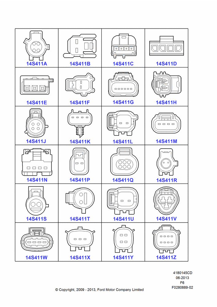 45CD - Pigtail Wiring Kits, Page B, Sensors; 06/JUL/2009-23/DEC/2014