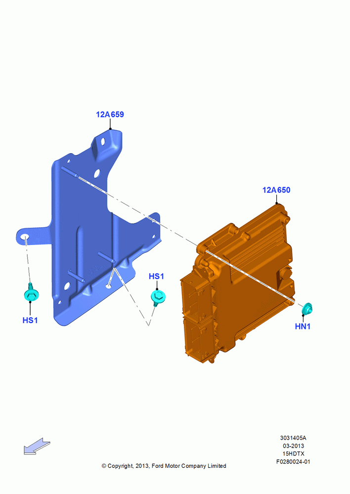 05A - Engine Modules and Sensors, 1.5L GTDI I4; 15/JUL/2013