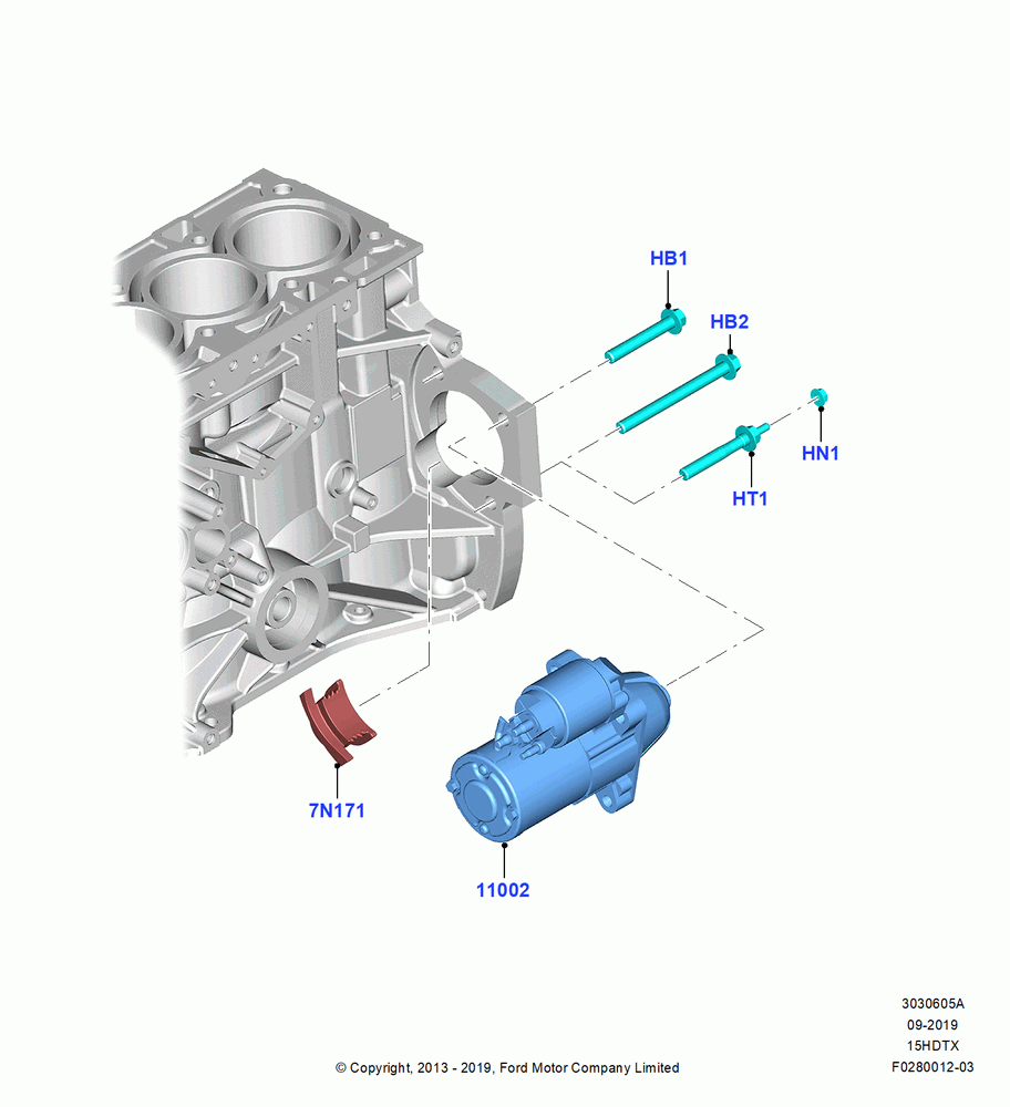 05A - Starter Motor, 1.5L GTDI I4; 15/JUL/2013