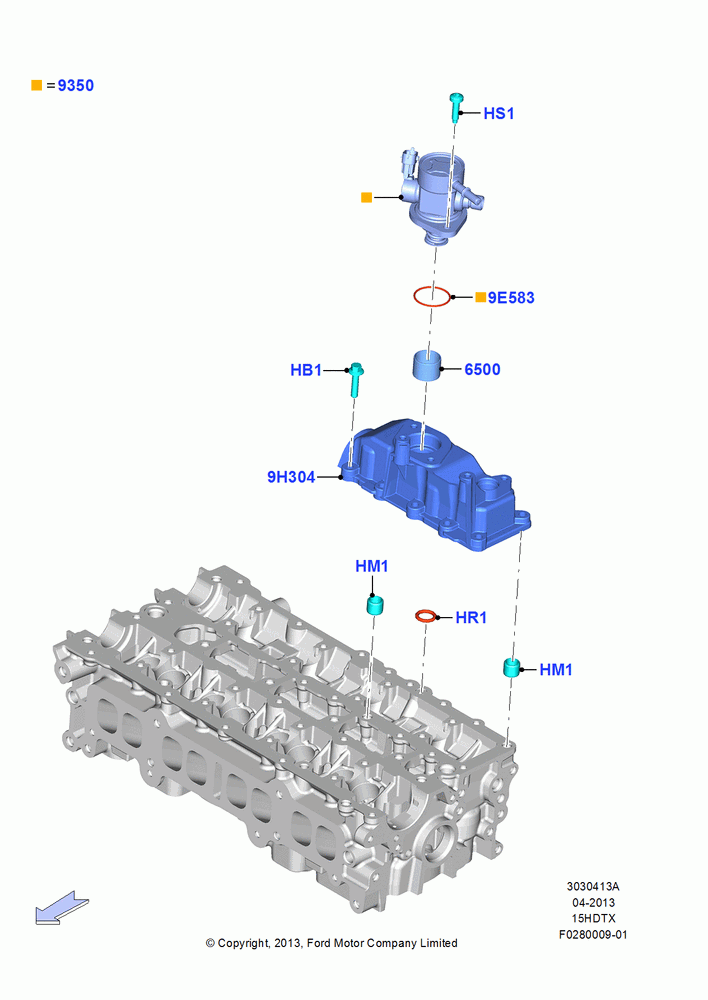 13A - Fuel Injection Pump-Engine Mounted, 1.5L GTDI I4; 15/JUL/2013