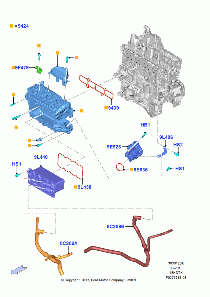 20A - Intake Manifold, 1.5L GTDI I4; 15/JUL/2013