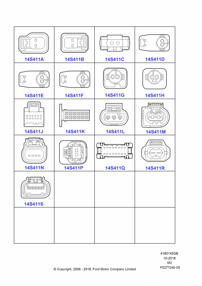 45GB - Pigtail Wiring Kits, Miscellaneous, Page B; 09/APR/2012-13/AUG/2019