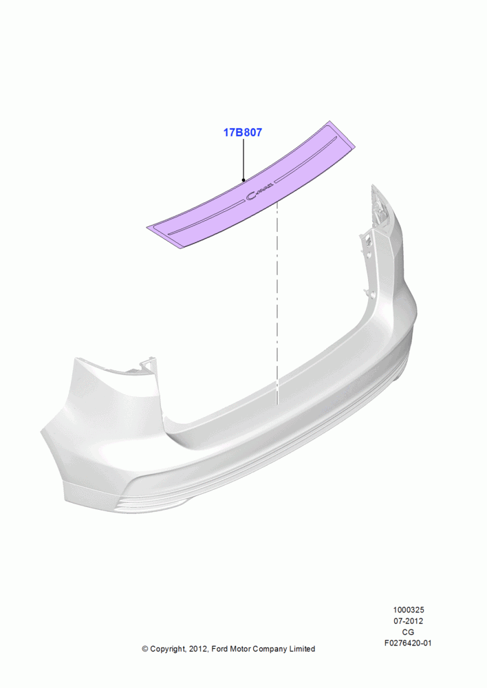 25XA - Body Dress Up Kits - Rear, Accessory; 23/JUL/2012-26/APR/2018
