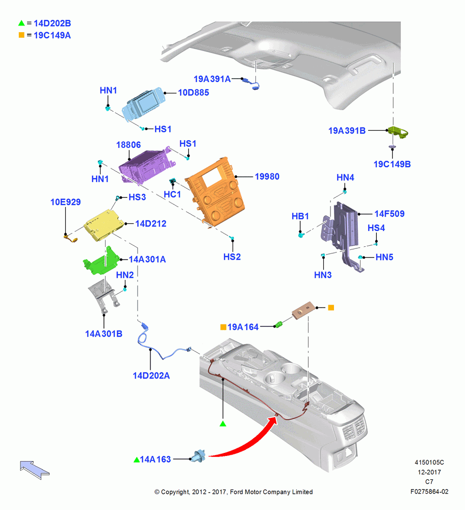 05C - Audio Equipment - Original Fit, 2.0L Duratec Hybrid (130kW), Human Machine Interface 2; 13/AUG/2012