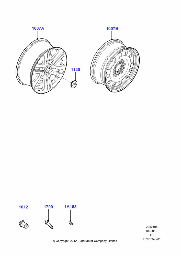 05AD - Wheels, With 22" Wheels; 20/AUG/2012-23/DEC/2014