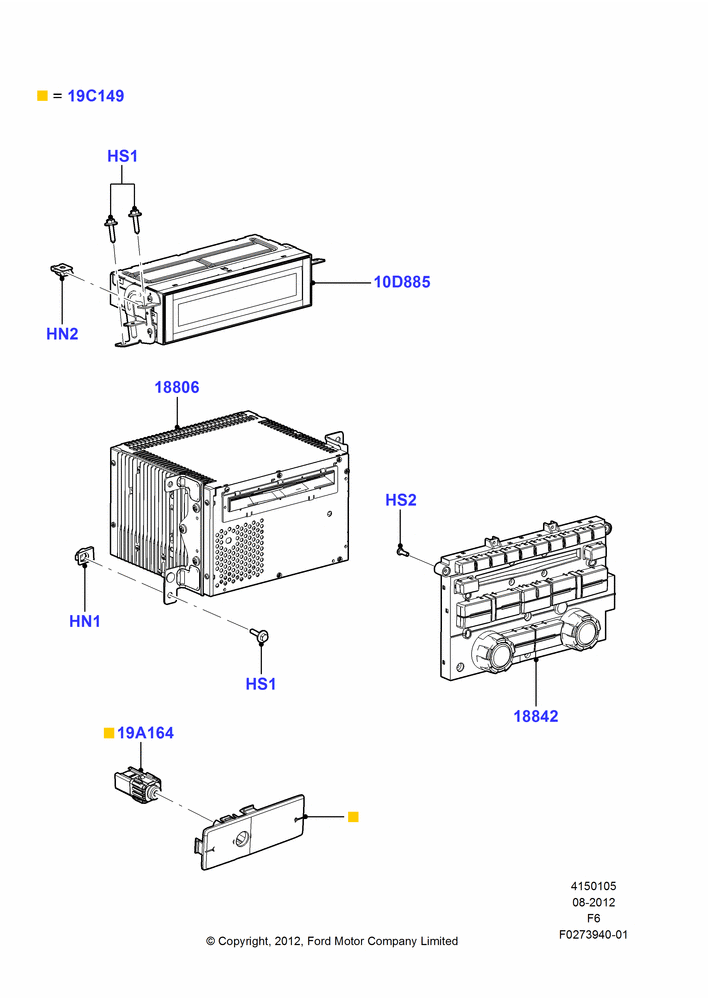 05P - Audio Equipment - Original Fit, Human Machine Interface 1; 20/AUG/2012-23/DEC/2014