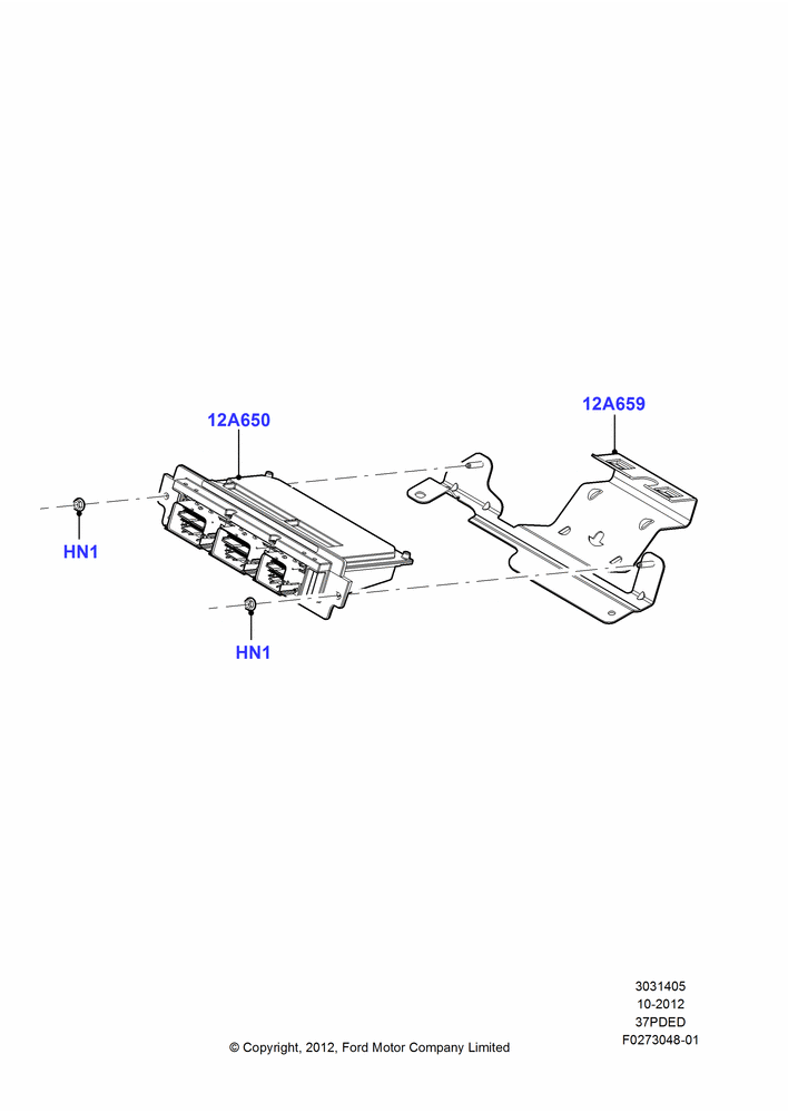 05F - Engine Modules and Sensors, 3.7L DOHC V6 Gas.; 01/OCT/2012-01/MAR/2019