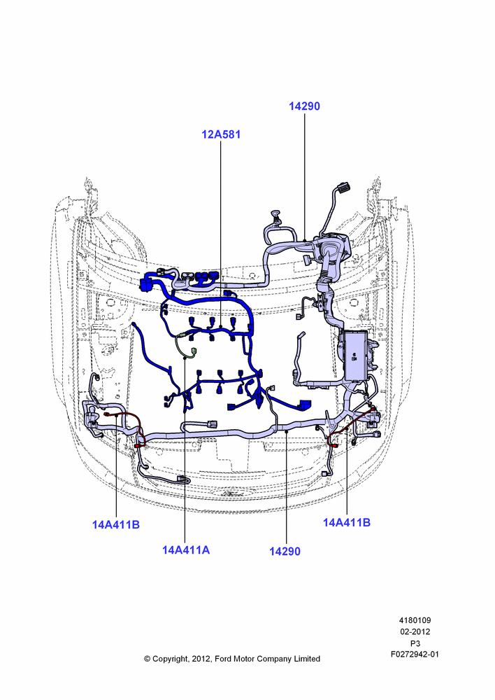 09C - Wiring - Engine And Transmission, 3.5L Cyclone V6 Petrol TIVCT; 29/FEB/2012