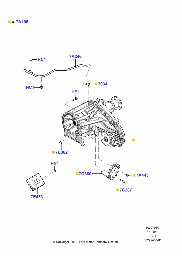 05G - Transfer Drive Case, Electric Trans Case And Auto Hubs; 22/OCT/2012-05/JUL/2016