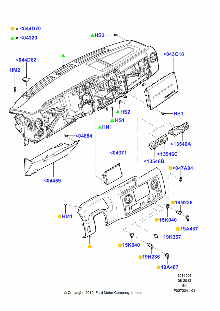 05D - Instrument Panel; 27/AUG/2012