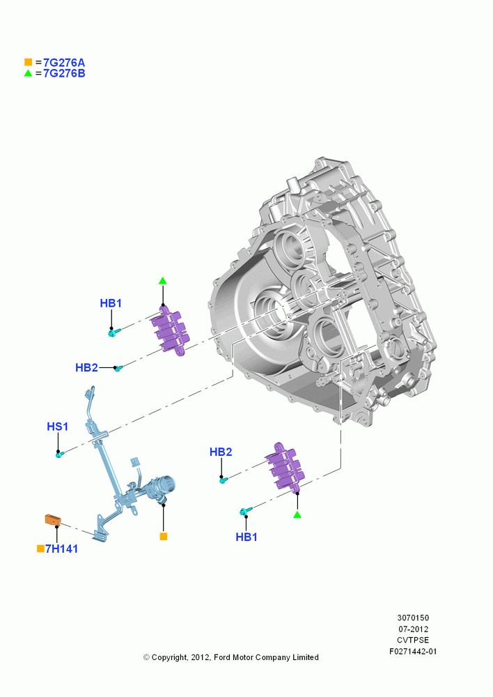 50D - Valve Body And Main Control, ECVT Auto Trans Power Split, (+) "NA Market "; 23/JUL/2012-26/APR/2018