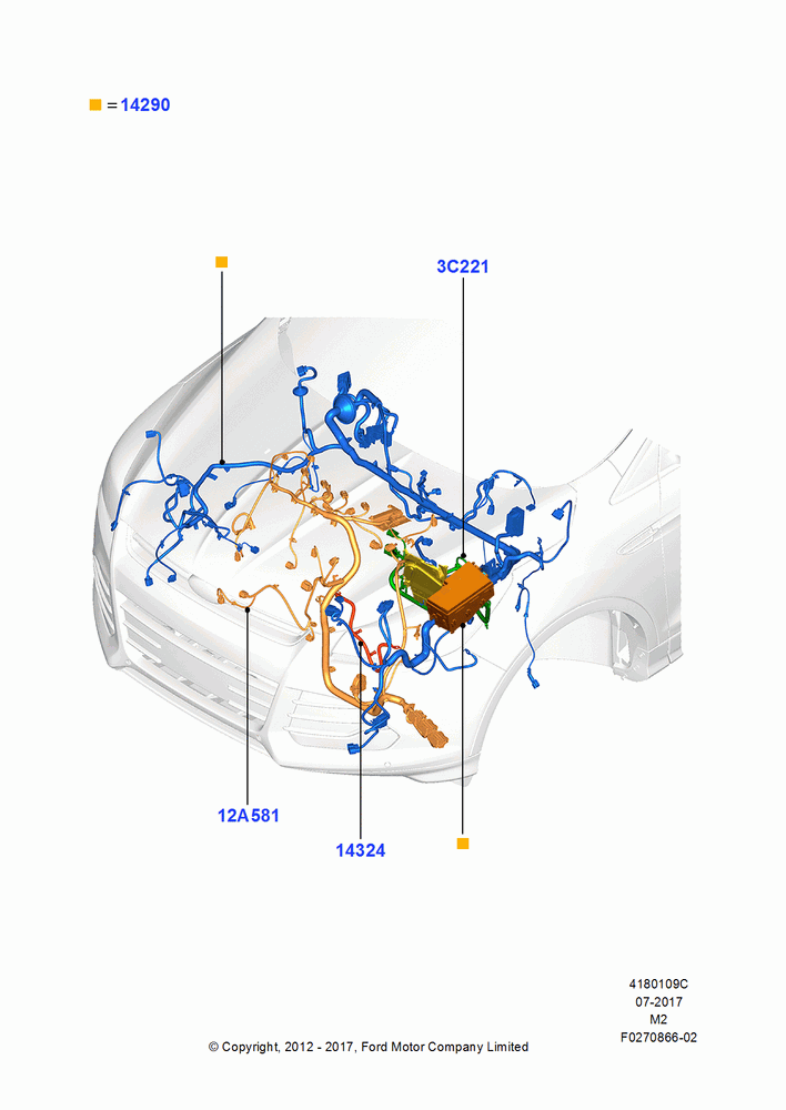 09C - Wiring - Engine And Transmission, 2.5L Duratec (110kW/150PS); 09/APR/2012-21/MAR/2016