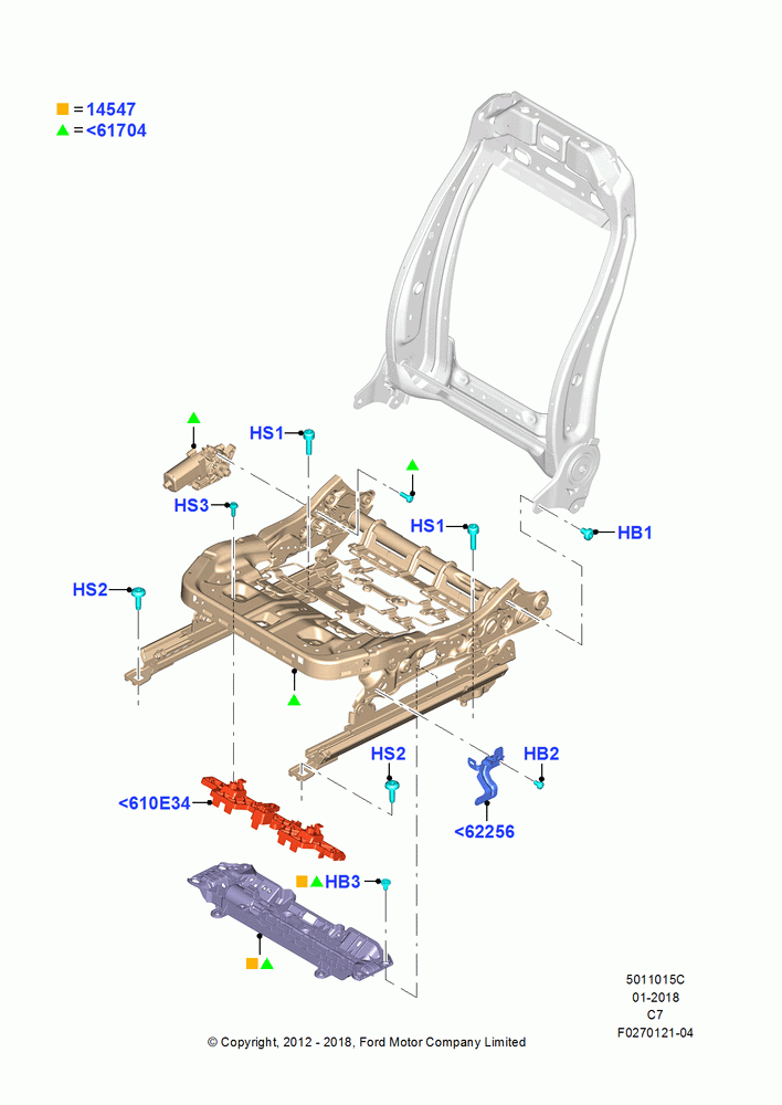 15C - Front Seat Base, Drv Power Seat Adjust With Memory; 13/AUG/2012