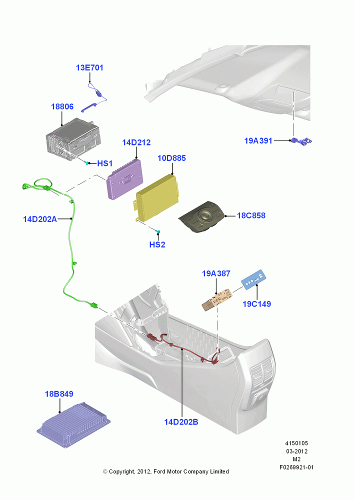 05D - Audio Equipment - Original Fit, Sgl Tun/Sgl CD W/Sdars/HD LXF; 09/APR/2012-15/JUN/2015
