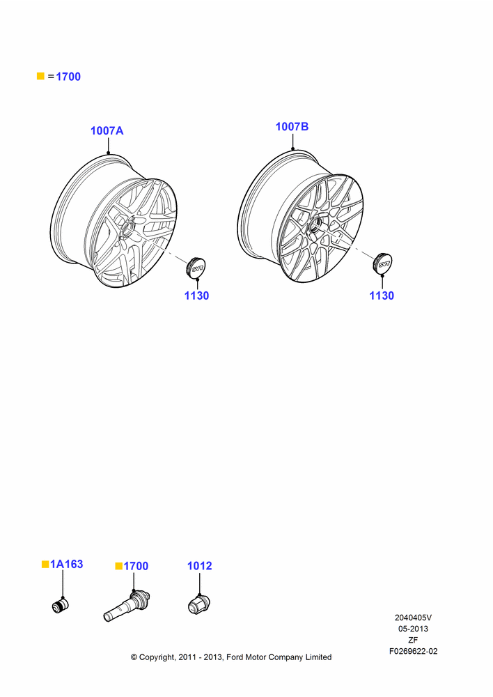 Wheels, 9.5 X 19 Fr 9.5 X 20 Rr Prem Pntd, 9.5 X 19 F/9.5 X 20 R Prem Paintd-2