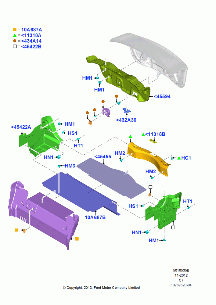 35B - Load Compartment Trim, Series 55, Plug-In Hybrid Version; 21/JAN/2013