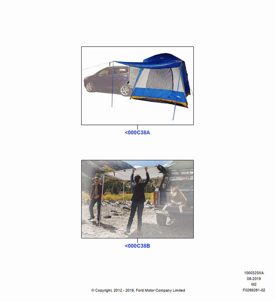Body Dress Up Kits - Rear, (+) North American Markets, Accessory, Bed Tent, Awning