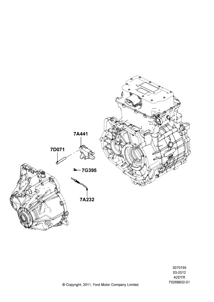 55A - Transmission Control Mechanisms, 1 Speed Transmission; 19/MAR/2012-04/MAY/2018