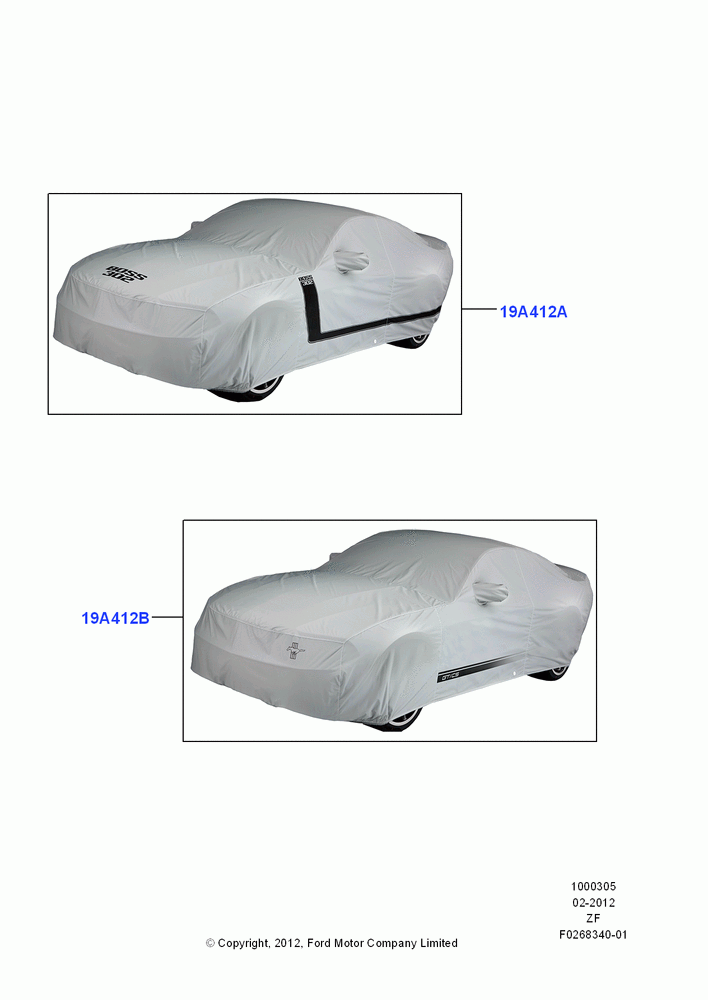 05XB - Appearance And Maintenance Aids, Production Installed, Vehicle Cover; 27/FEB/2012-27/JUN/2014
