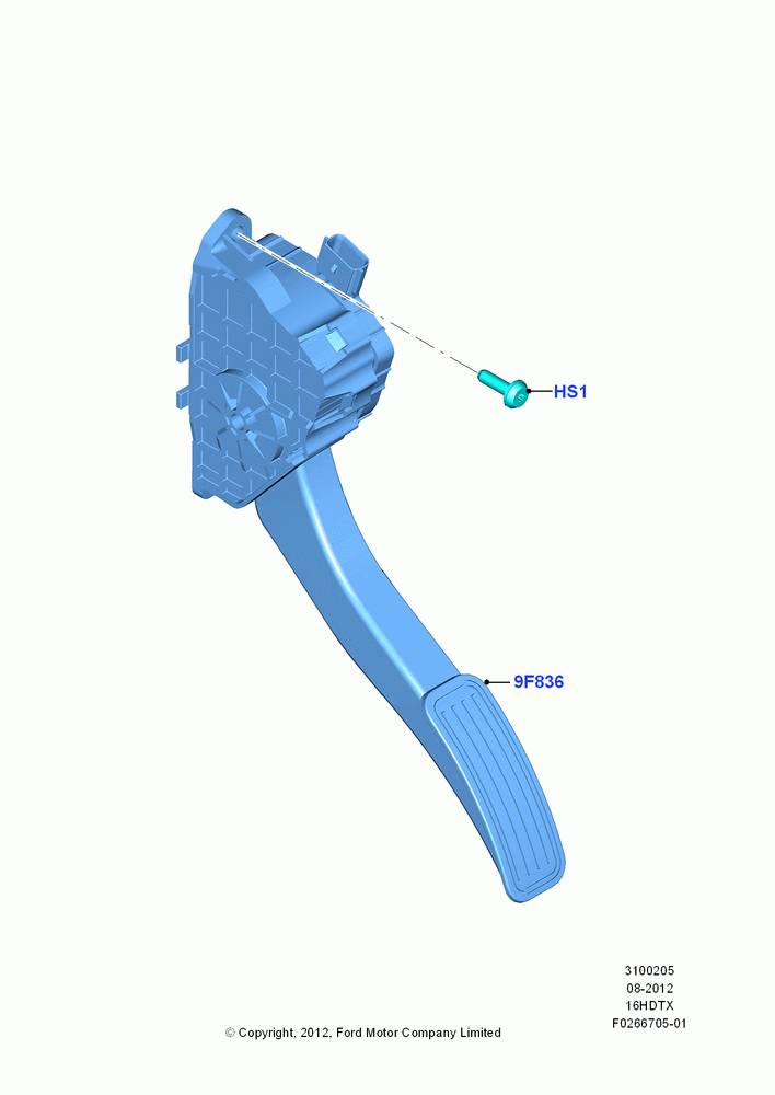 05A - Accelerator/Injection Pump Controls, 1.6L PI TC I4 ETHNL; 13/AUG/2012-14/JUL/2014