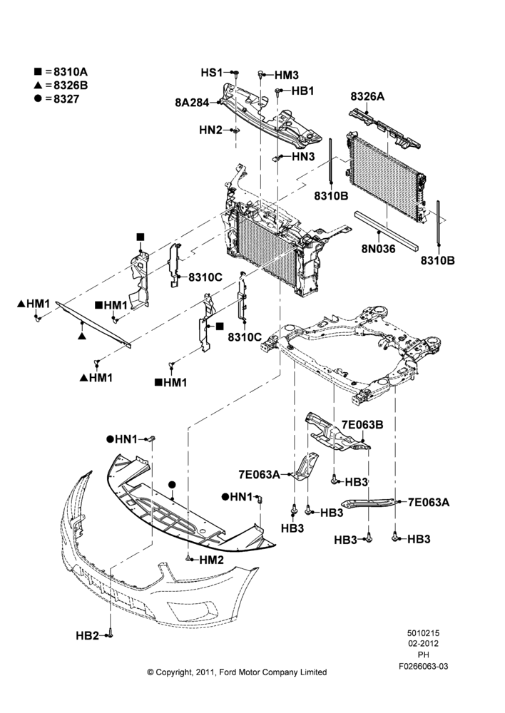 15G - Air Deflectors, 3.5L Cyclone V6 Petrol TIVCT, 3.7L DOHC V6 Gas., Police Version; 06/FEB/2012-01/MAR/2019