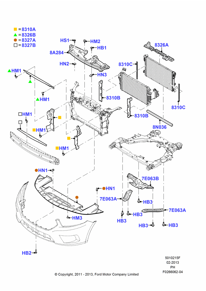 15F - Air Deflectors, 3.5L DOHC T/C V6 Gas, Police Version; 06/FEB/2012-01/MAR/2019