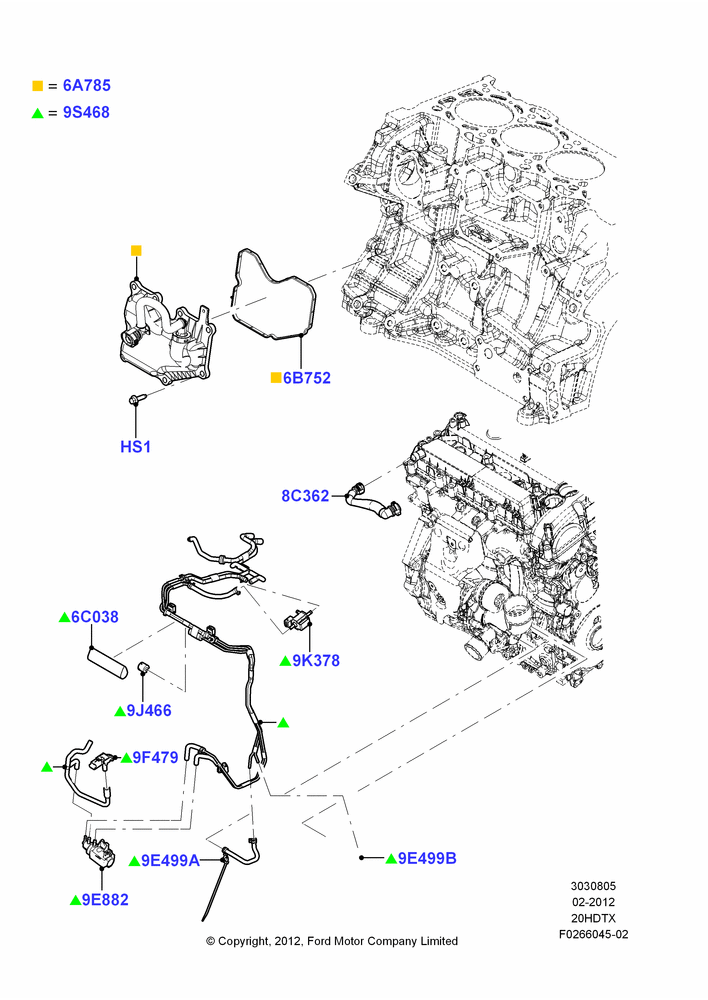 05E - Emission Control - Crankcase, 2.0L EcoBoost (240PS); 06/FEB/2012-04/MAY/2015