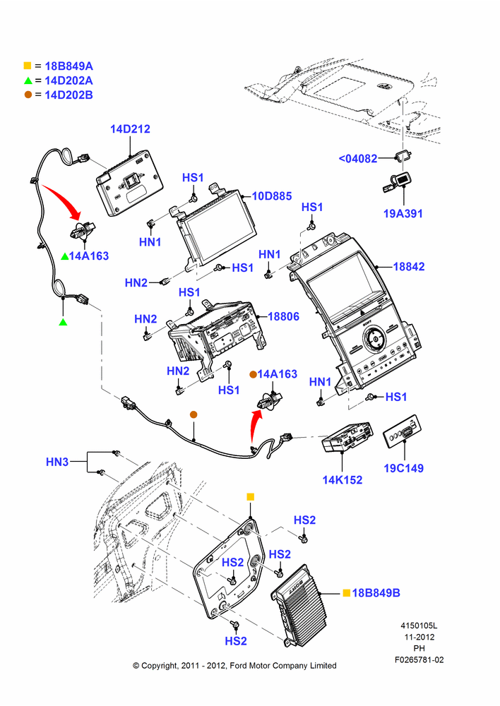05L - Audio Equipment - Original Fit, Human Machine Interface 4; 06/FEB/2012-01/MAR/2019
