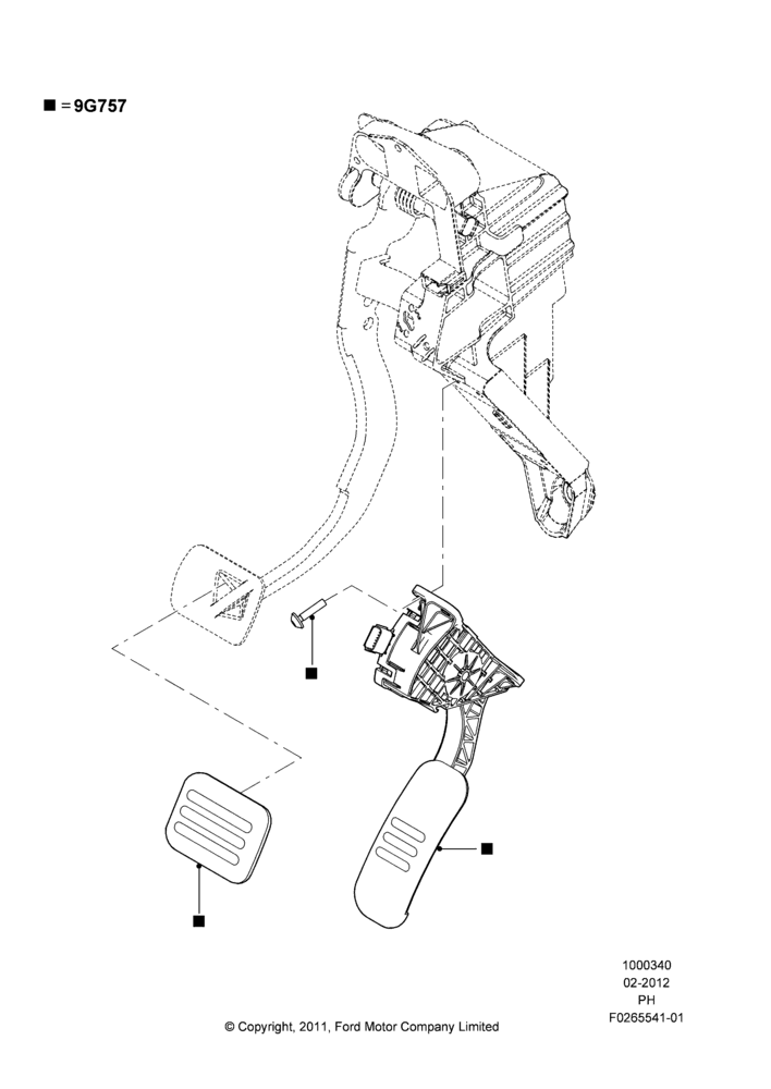 40XB - INTERIOR DRESS UP, Accessory, Sport Pedals; 06/FEB/2012-01/MAR/2019