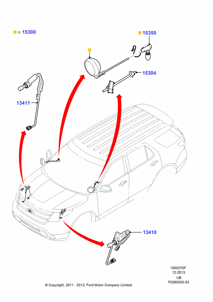 Police Conversion, With Spot Light, LH Spot Light Prep Pack