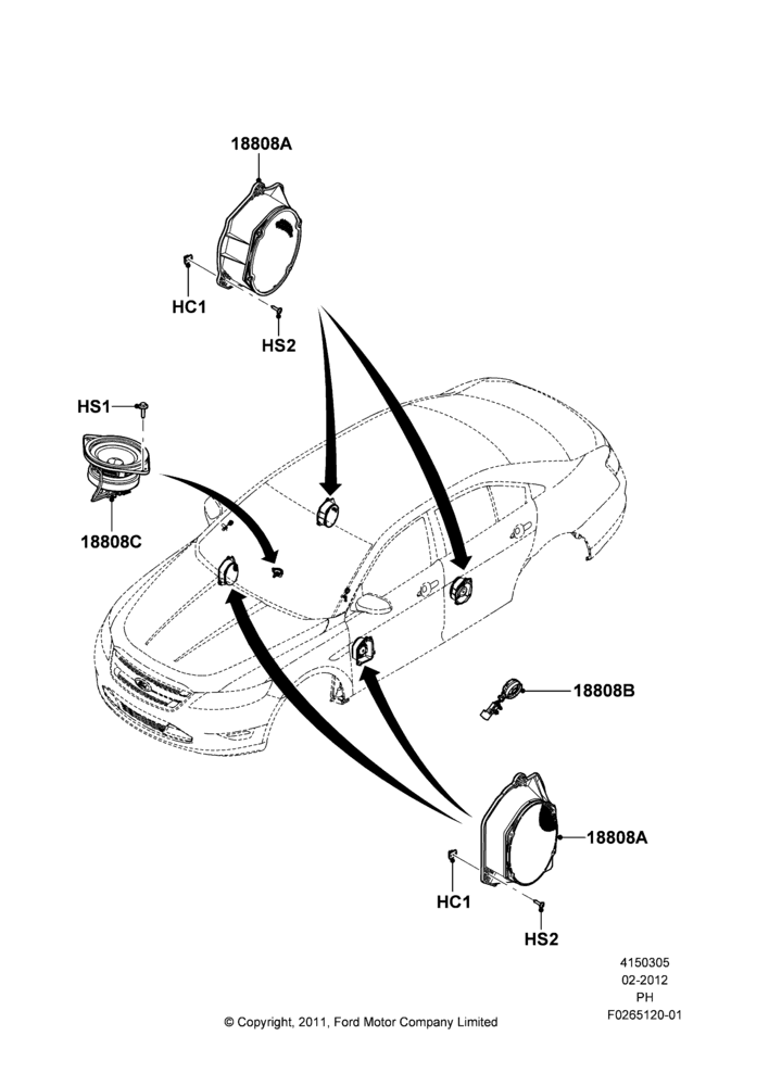 05G - Speakers, Premium Sound System; 06/FEB/2012-01/MAR/2019