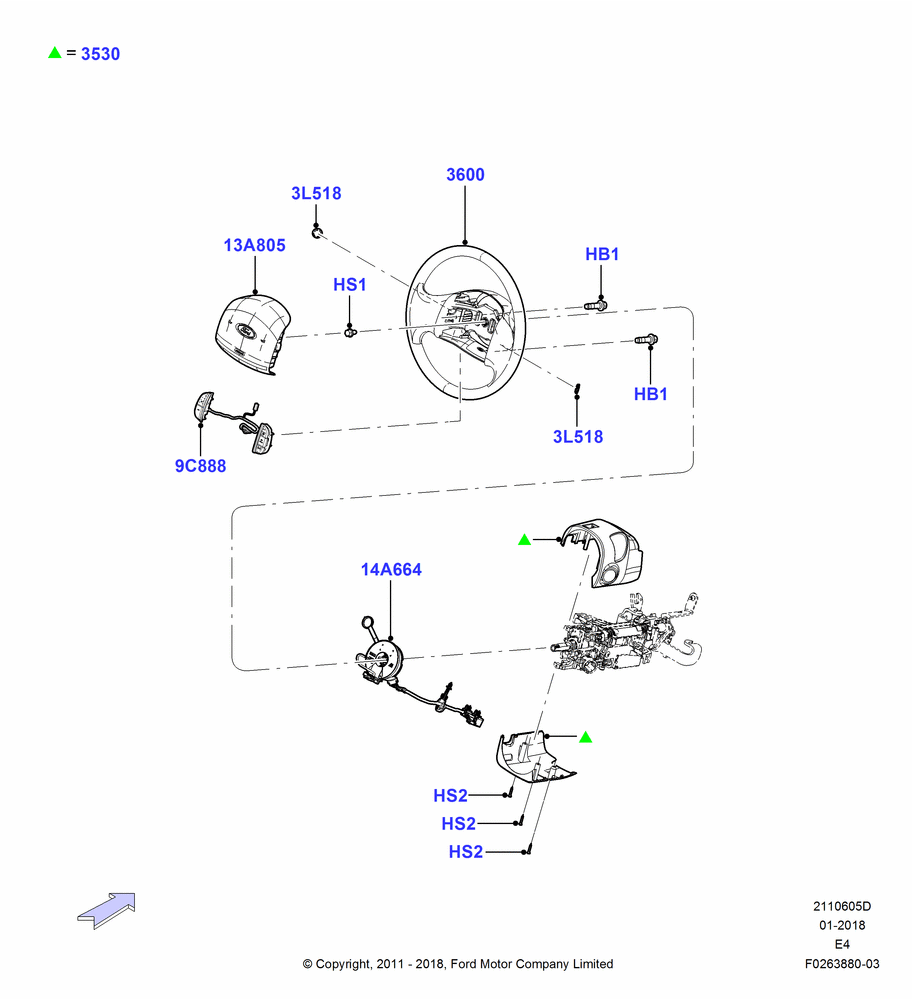 05D - Steering Wheel, Less Restraint Devices; 24/AUG/2009