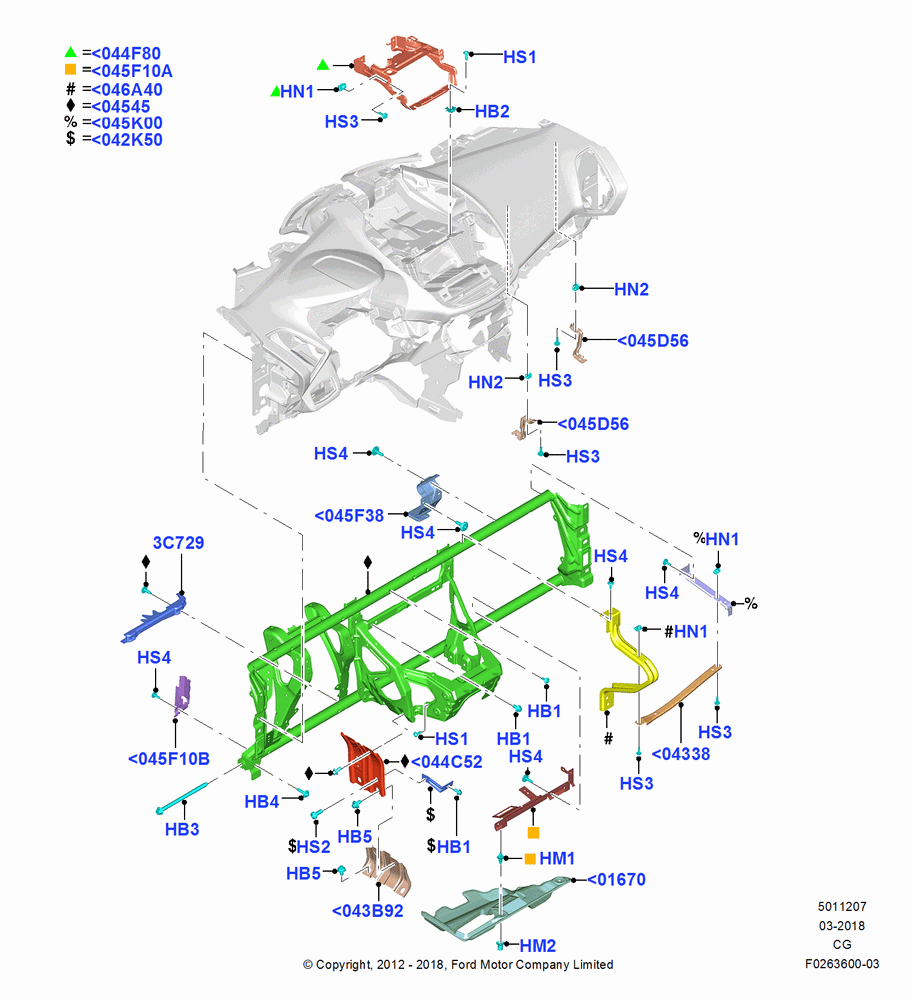07 - Instrument Panel Installation; 23/JUL/2012-26/APR/2018