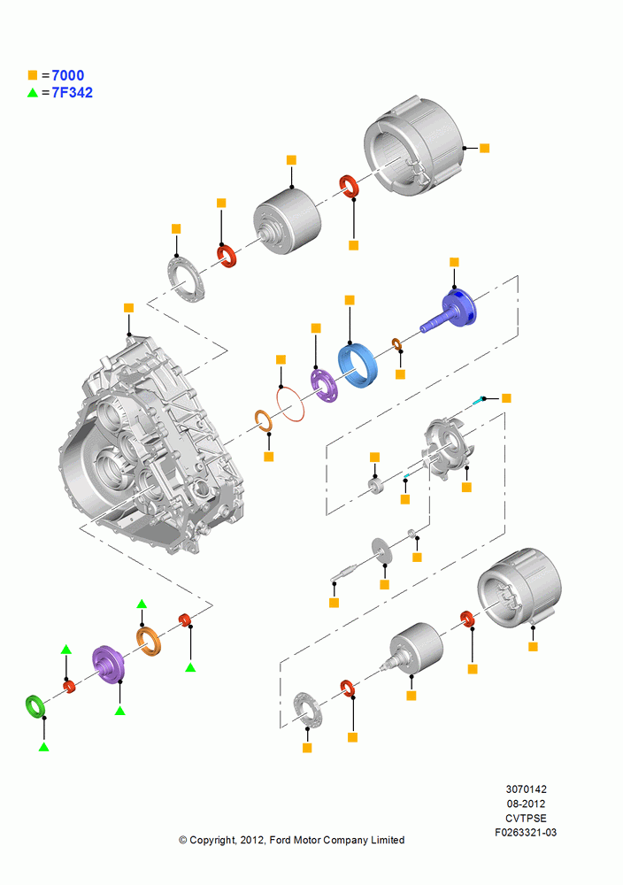 42B - Planetary Gear Sets, ECVT Auto Trans Power Split; 13/AUG/2012